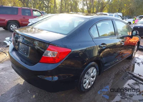 2012 Honda Civic Lx from USA, damaged, VIN 19XFB2F51CE007439